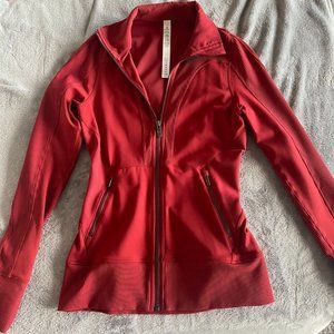 Dark Red LuluLemon full zip jacket